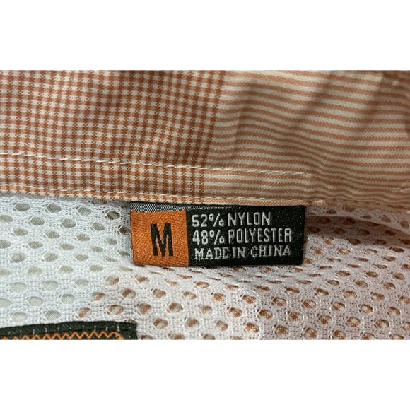 Howler Bros Men's Size M Plaid Short Sleeve Button up Shirt Vented Fishing - Picture 3 of 9